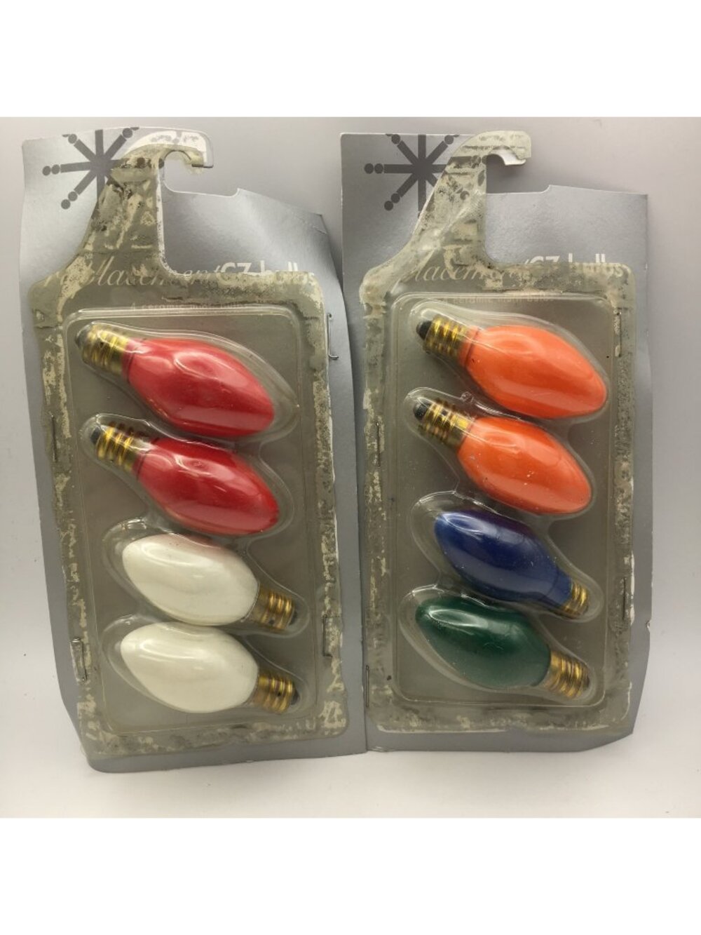 Vintage Christmas Light Bulbs Multicolor Decorative C7 Candelabra Base Holiday P